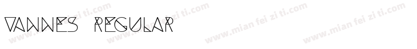 Vannes Regular字体转换